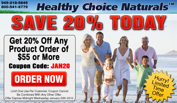 Save 20% Today when you spend more than $55 - Use Coupon Code: JAN20