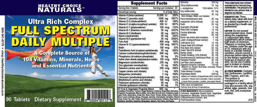 Spectrum Daily Multi-Vitamin