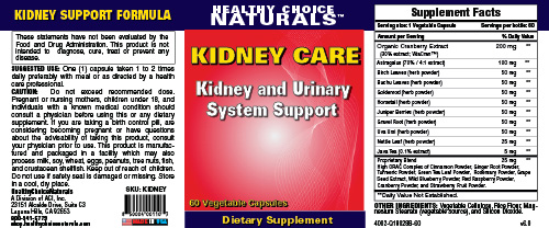 Kidney Care Supplement