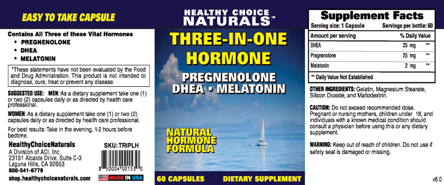 Triple Hormone Supplements