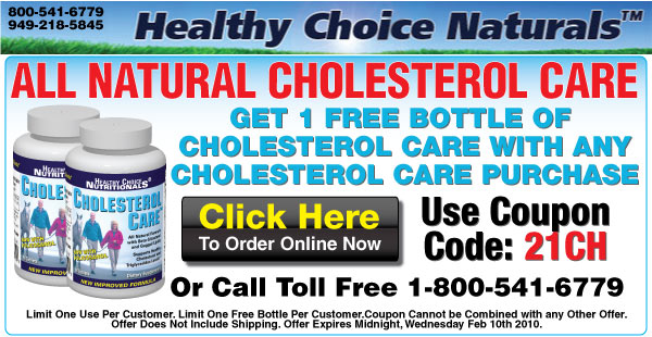 Cholesterol Buy 1 Get 1 Free