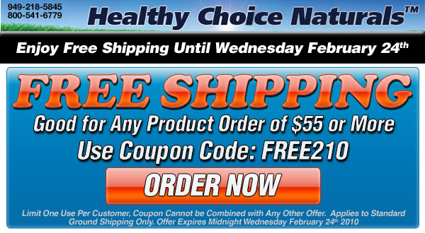 Free Shipping when you spend $55 or more
