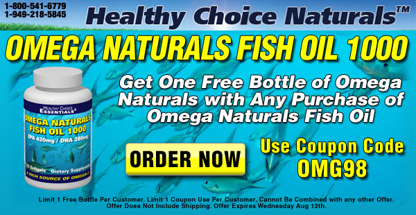 One Free Bottle Of Omega Naturals