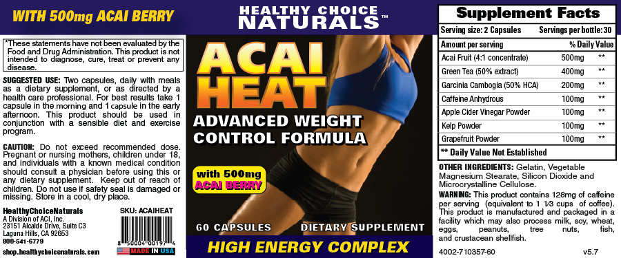 Acai Heat Supplement