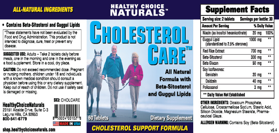 Cholesterol Care Supplements
